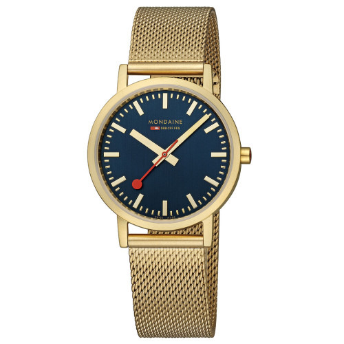 Reloj Mondaine SBB Classic IP Gold - Acero Mate (36mm)