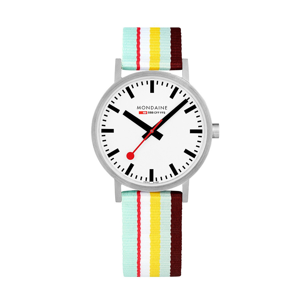 Reloj Mondaine SBB Classic - Acero Pulido (40mm)