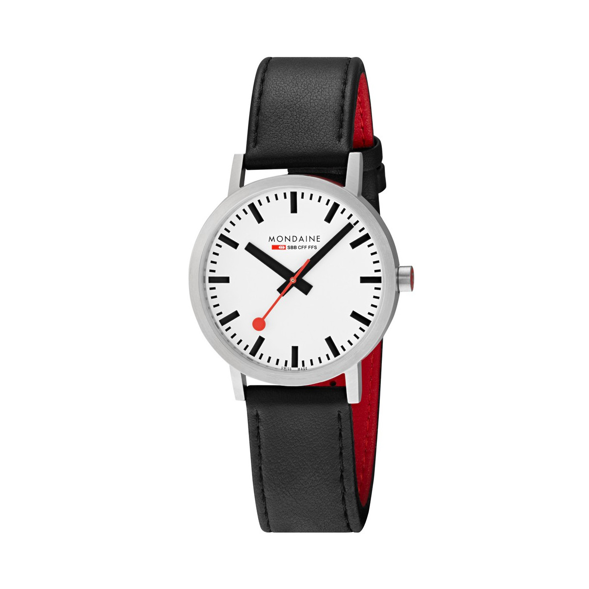 Reloj Mondaine SBB Classic - Acero Pulido (40mm)