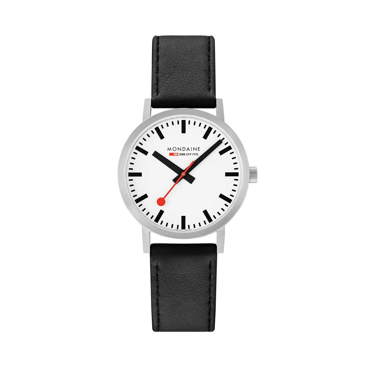 Reloj Mondaine SBB Classic - Acero Pulido (40mm)